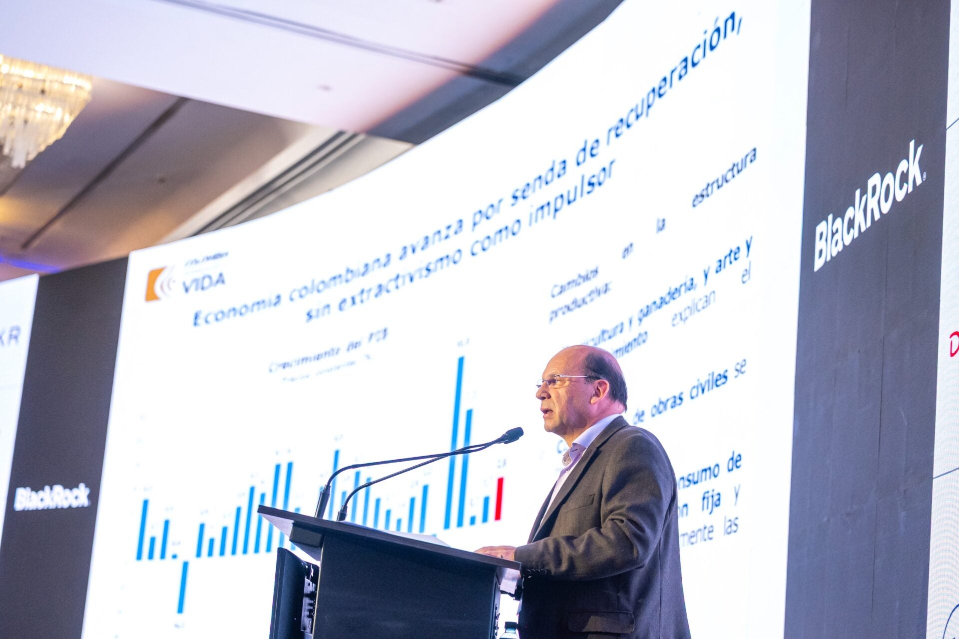 Germán Ávila, ministro de Hacienda, en Asofondos