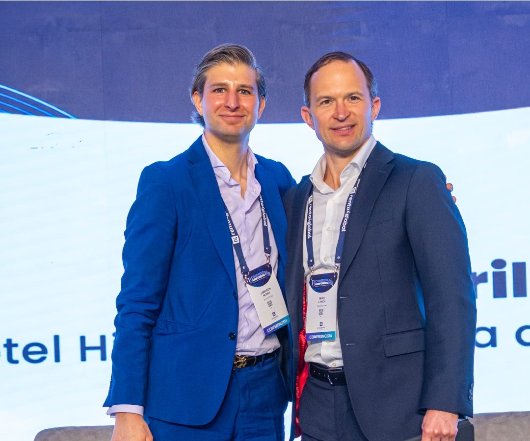 Jameson Mones, CIO de BlackStone; y Mike Lynch, managing director de BlackStone.