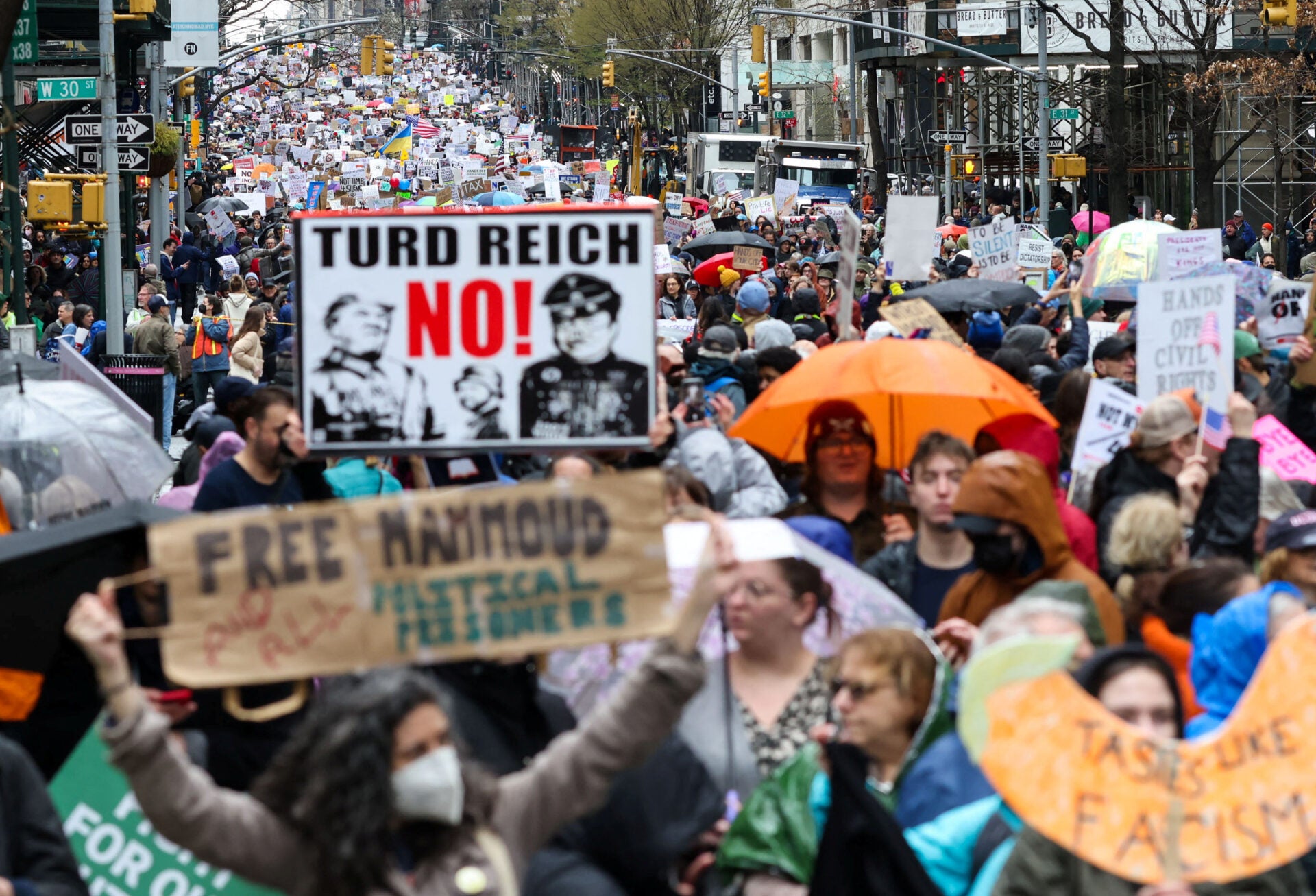 Manifestaciones contra políticas de Trump