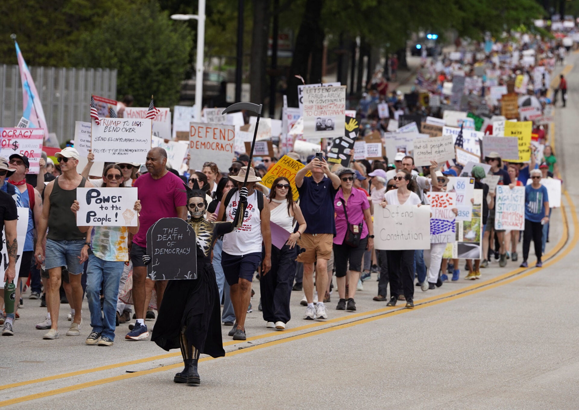 Manifestaciones contra políticas de Trump