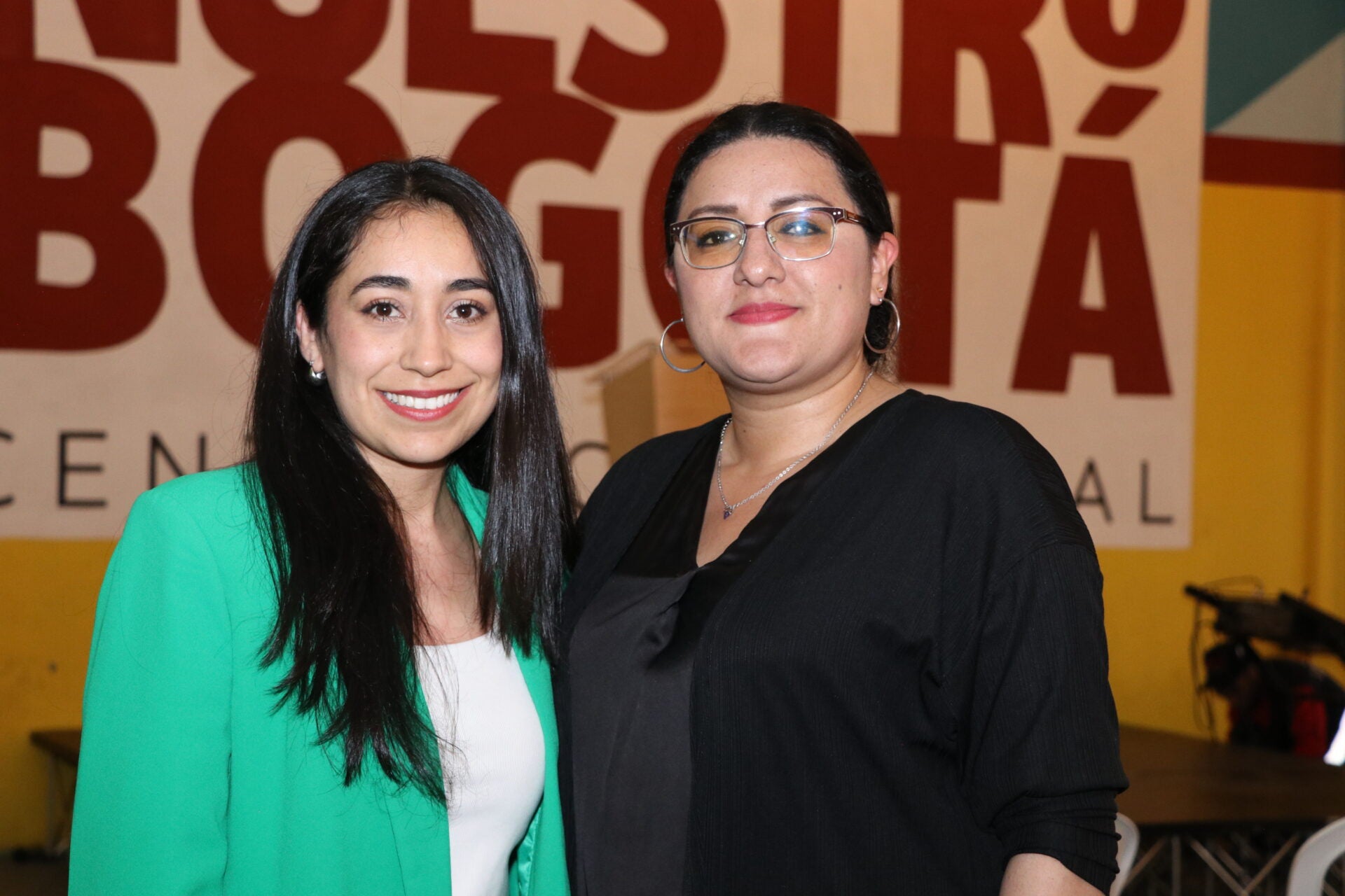 Claudia Pérez, directora comercial regional de Icontec; y Diana Díaz, coordinadora de operaciones en Nuestro Bogotá.