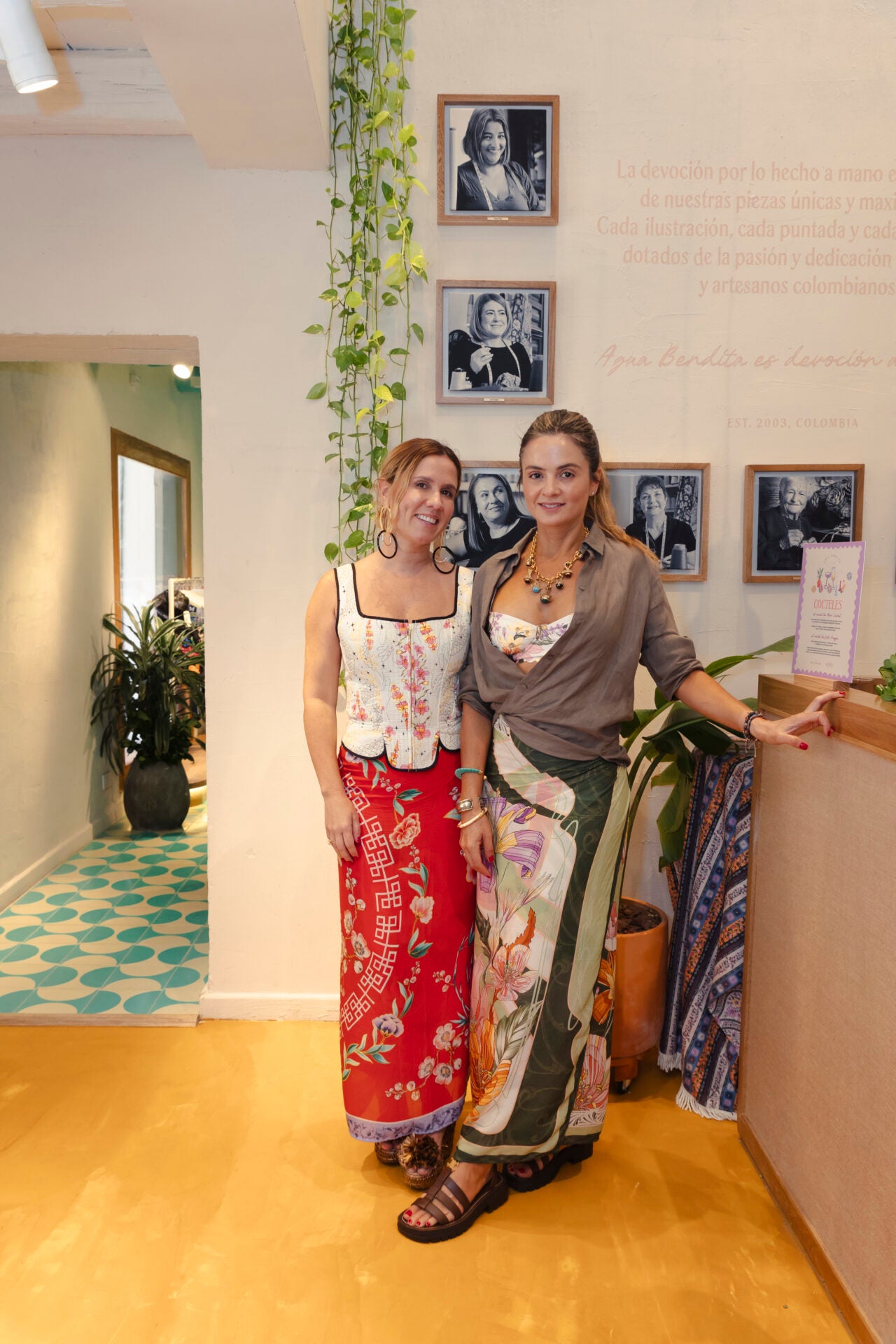 Catalina Álvarez y Mariana Hinestroza, fundadoras de Agua Bendita.