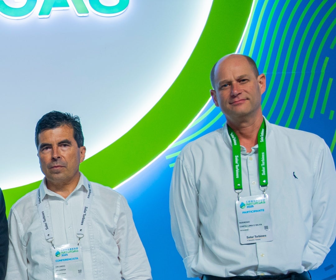 Orlando Velandia, presidente de ANH Colombia; y Rodrigo Costa, presidente de Petrobras Colombia.