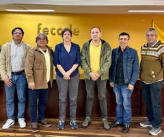 Miembros de Fecode con el Ministerio de Trabajo