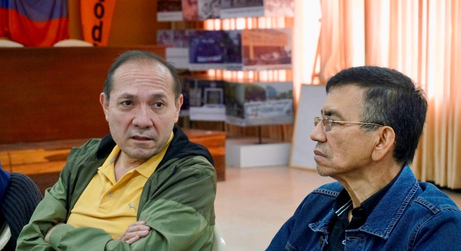 Antonio Sanguino, ministro de Trabajo, y Domingo, Ayala Espitia, presidente de Fecode