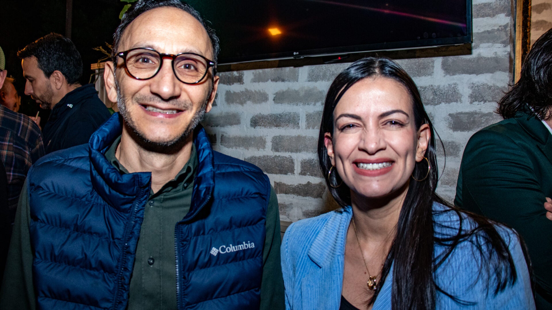 Alejandro Olaya, gerente nacional de innovación y emprendimiento de la Andi; y María Fernanda Galeano, secretaria de Desarrollo Económico de la Alcaldía de Medellín.