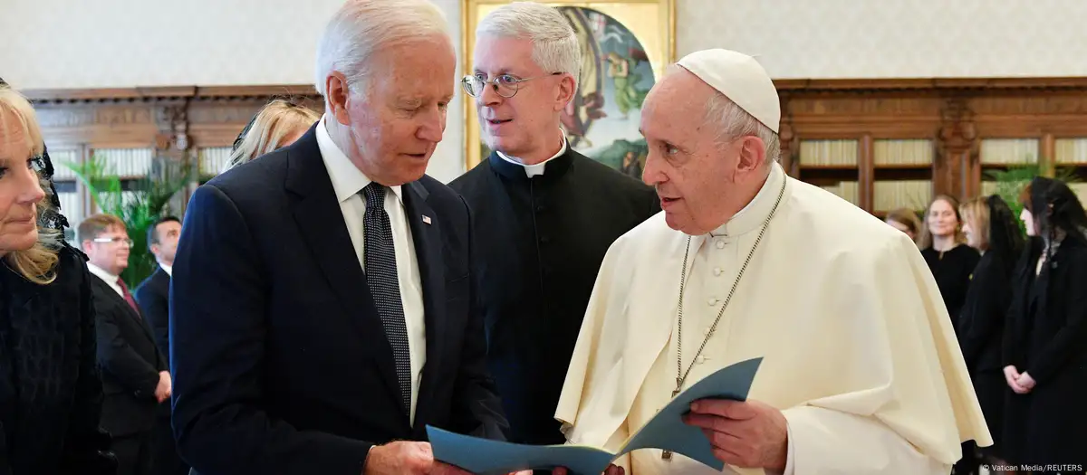 El Papa Francisco recibió a Joe Biden quien era presidente de Estados Unidos en 2021.