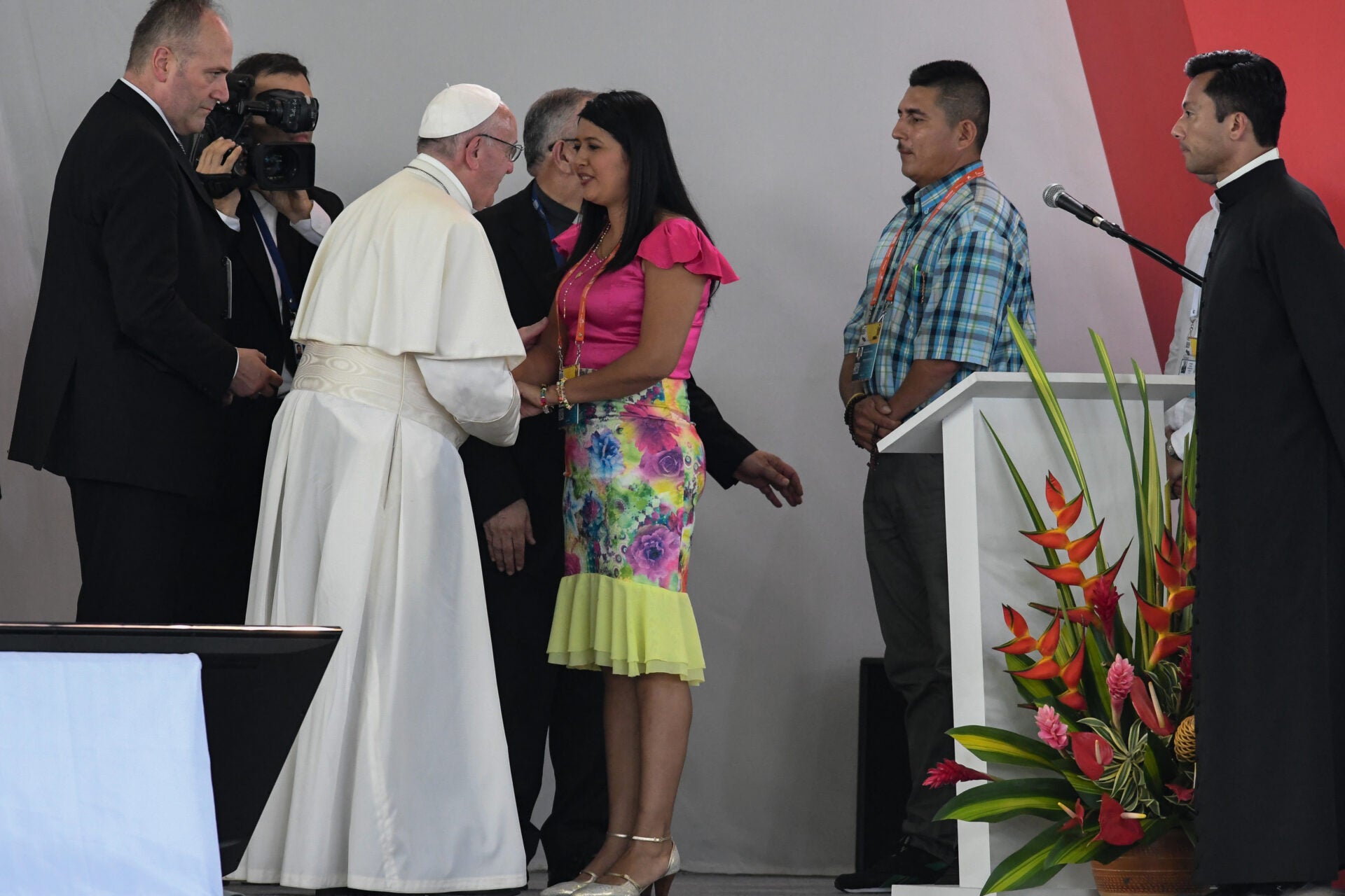 Visita Papa Francisco: Evento de restitución de víctimas