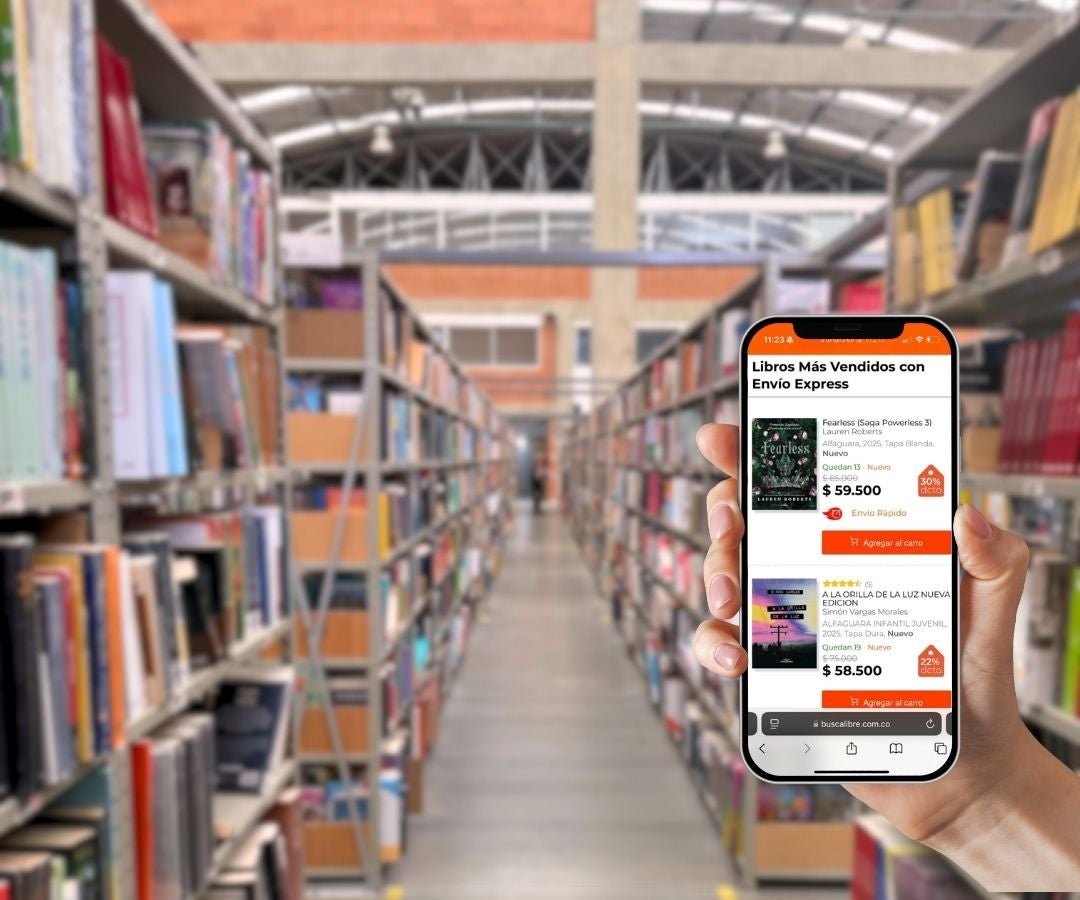 La distribución de los libros que se compran por internet