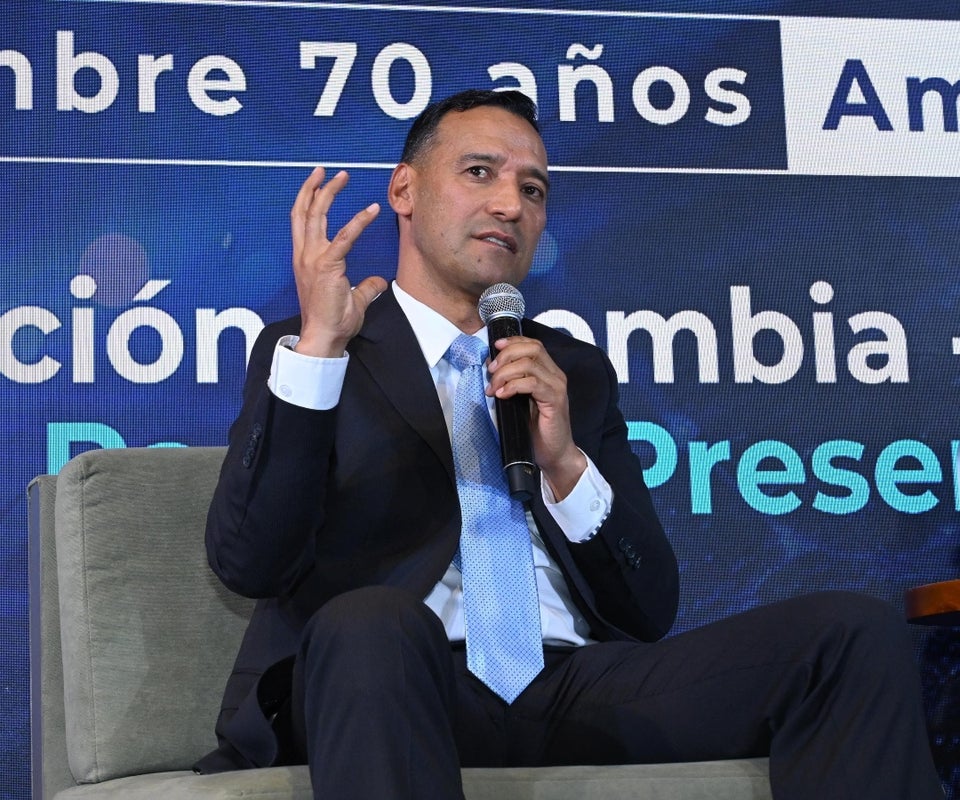 Intervención de Pedro Sánchez en la Cumbre 70 años de AmCham Colombia