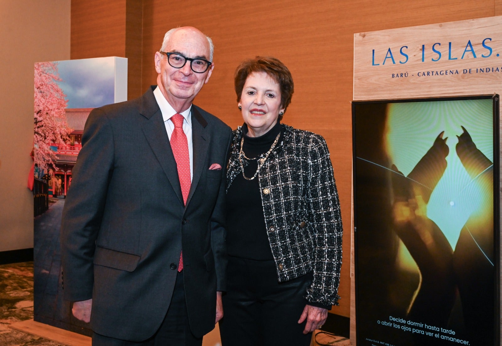 Martín Gustavo Ibarra Pardo, CEO de Araújo Ibarra; y Marta León de Valdivieso, gerente comercial en Baker Tilly Colombia.