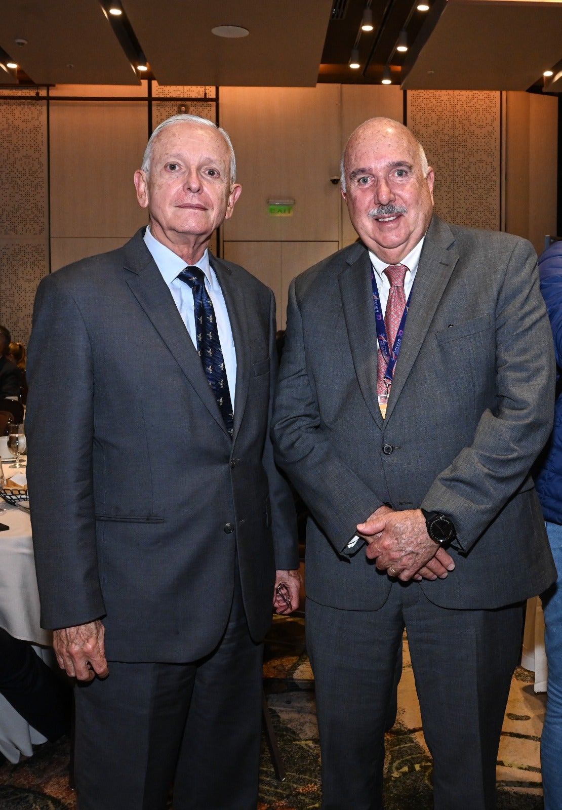 Augusto Solano, presidente de Asocolflores; y Ramón Sosa, gerente de de asuntos corporativos de Cargill.