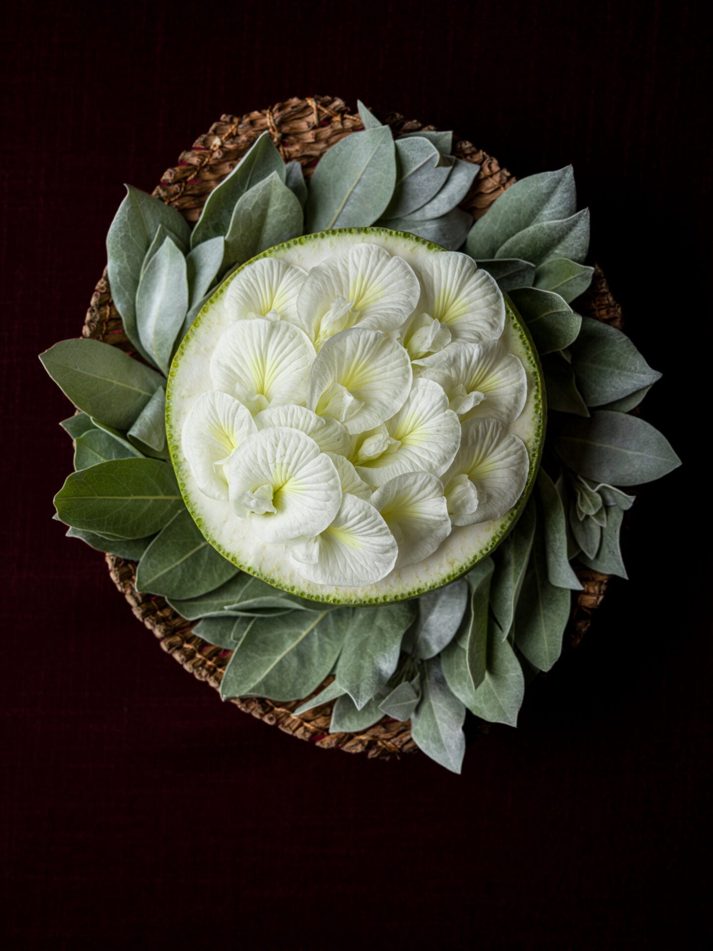 Sorbete de coco y flor de amor
