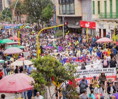 Movilizaciones en defensa de la consulta popular Movilizaciones en defensa de la consulta popular