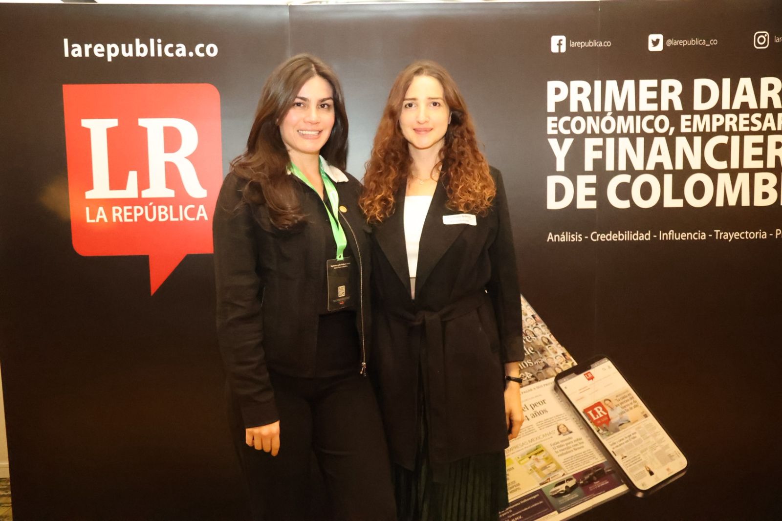 Las representantes de la compañía agropecuaria, Innovagro Cluster, Ana María Beltrán y Rocío Gavilán.