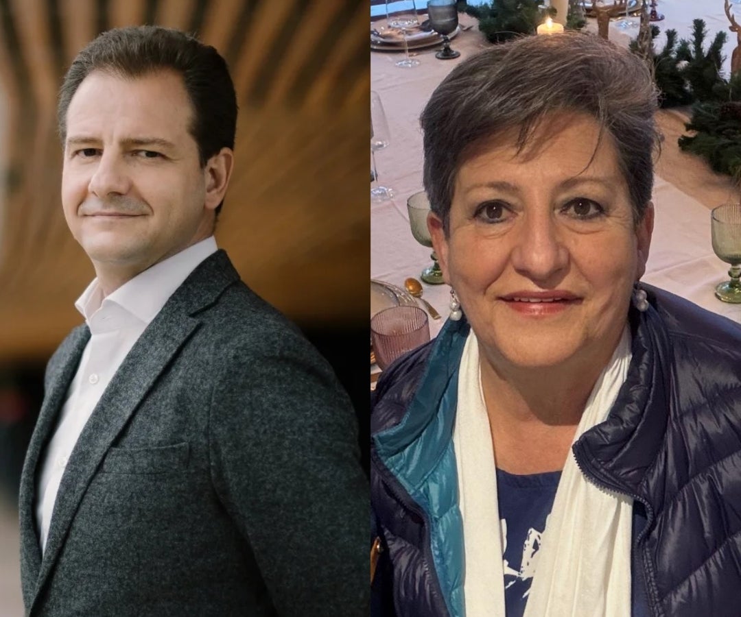 Rolando Roncancio y su mamá