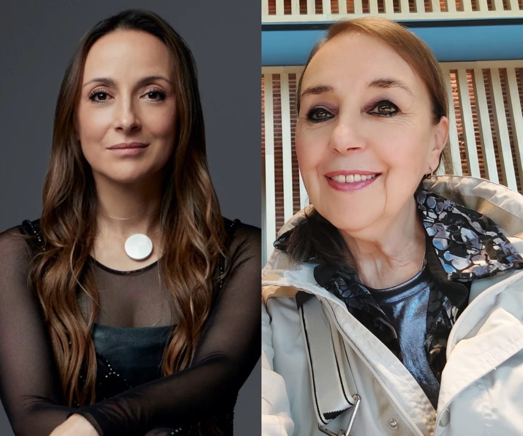 Luz Ángela Castro y su madre