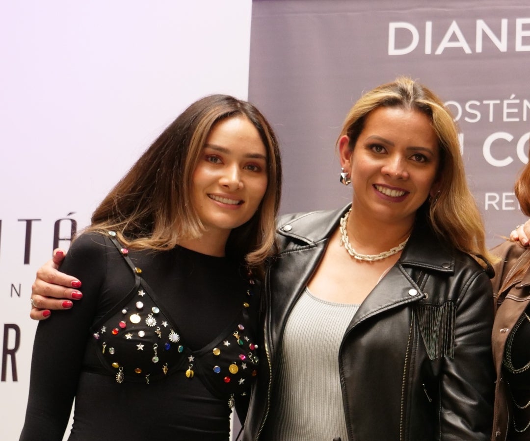 Michelle Macia, diseñadora de modas; y Brenda Ramos, gerente mercado de Diane & Geordi.