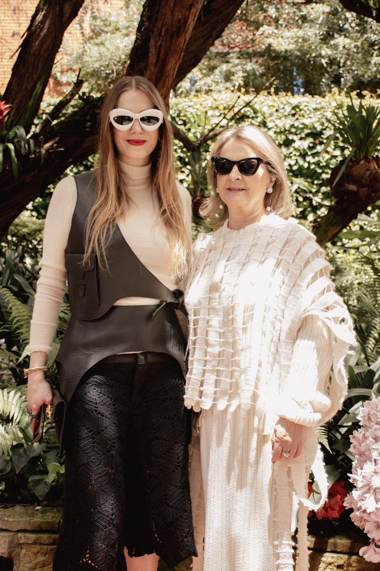 Experta en moda, Eleonora Morales; y su mamá, Luz Marina Giraldo, participaron en el Brunch.