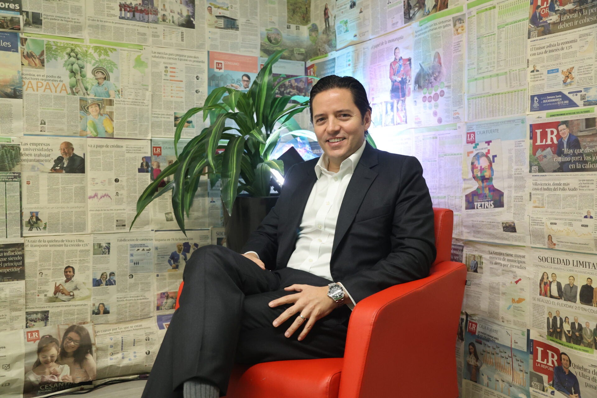 Andrés Lozano, presidente de la Titularizadora Colombiana