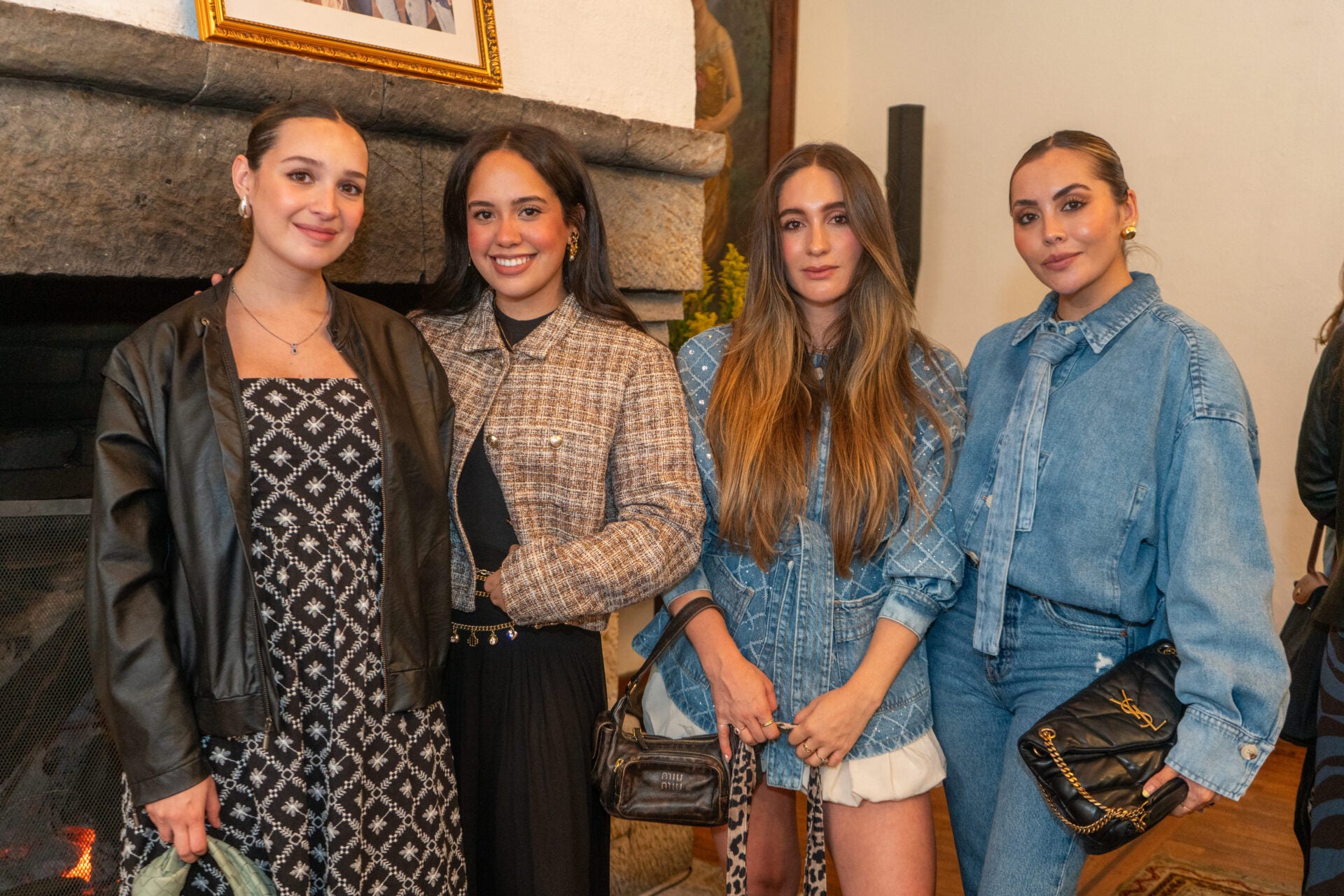 María López; Vero Vidal; Natalia Tarazona; y Jen Salamanca, influencers que asistieron al evento.