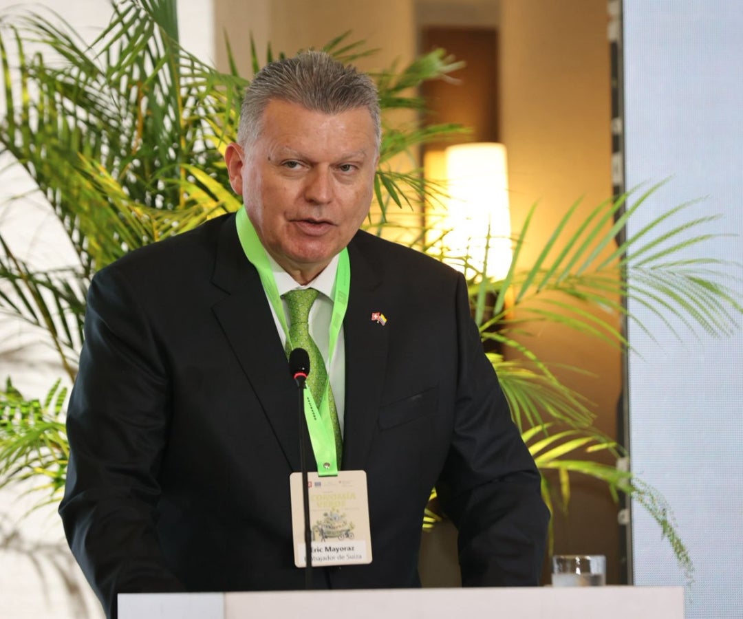 Eric Mayoraz, embajador de Suiza en Colombia.