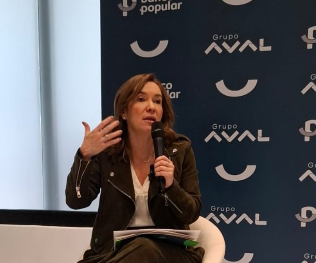 María Fernanda Suárez, presidente del Banco Popular