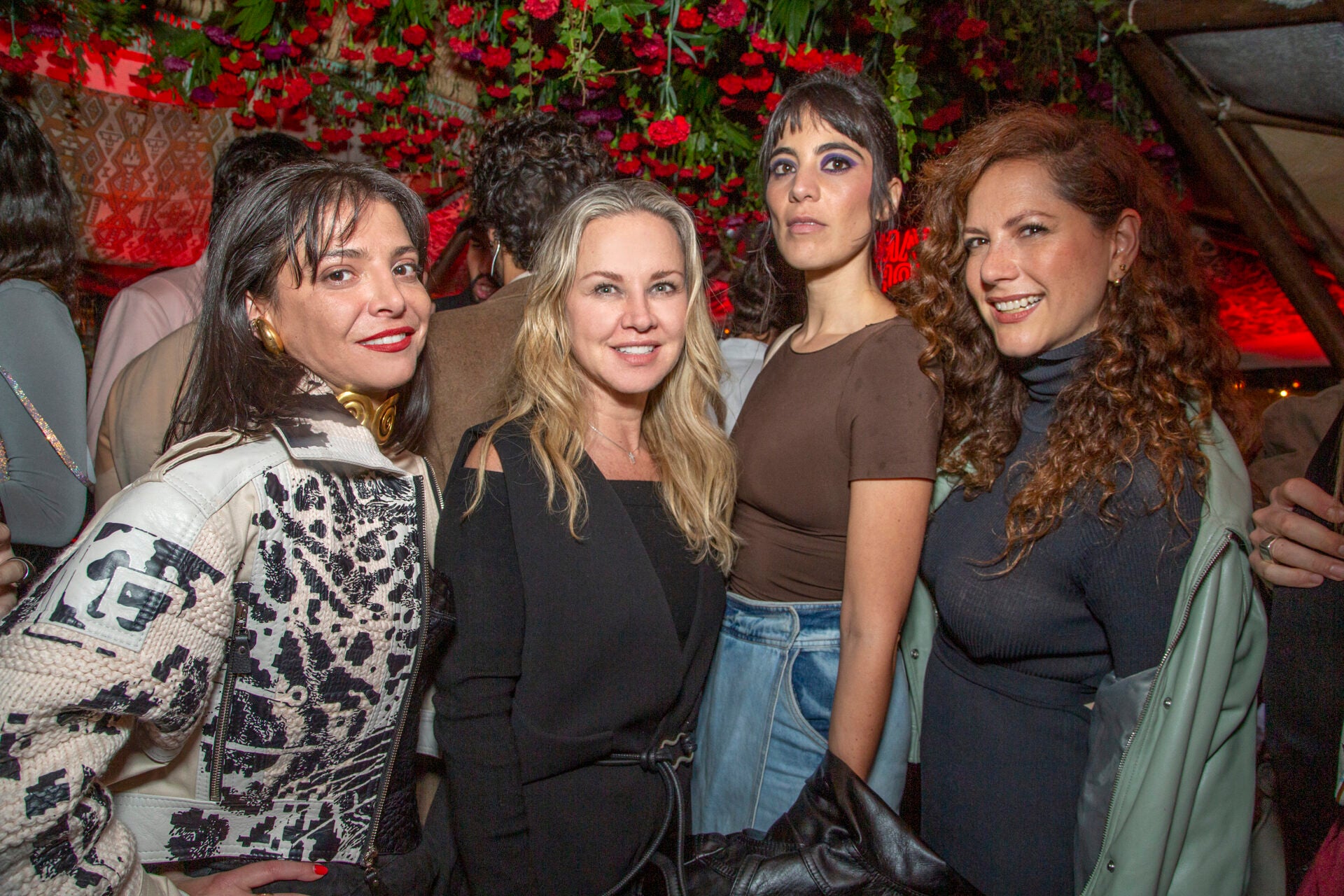 María Paz Gaviria, exdirectora de Artbo; Alina Velez, CEO de Alina agencia; Ana Galán, fashion influencer; y Johanna Morales, actriz.