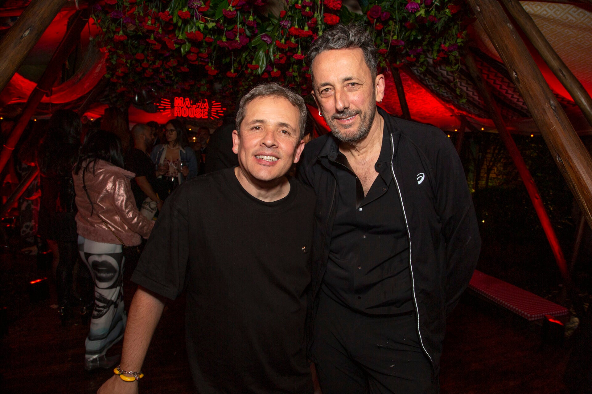 Jorge Duque, diseñador; y Santiago Escobar, entre los asistentes al evento.