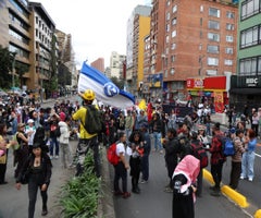 Manifestaciones en Bogotá