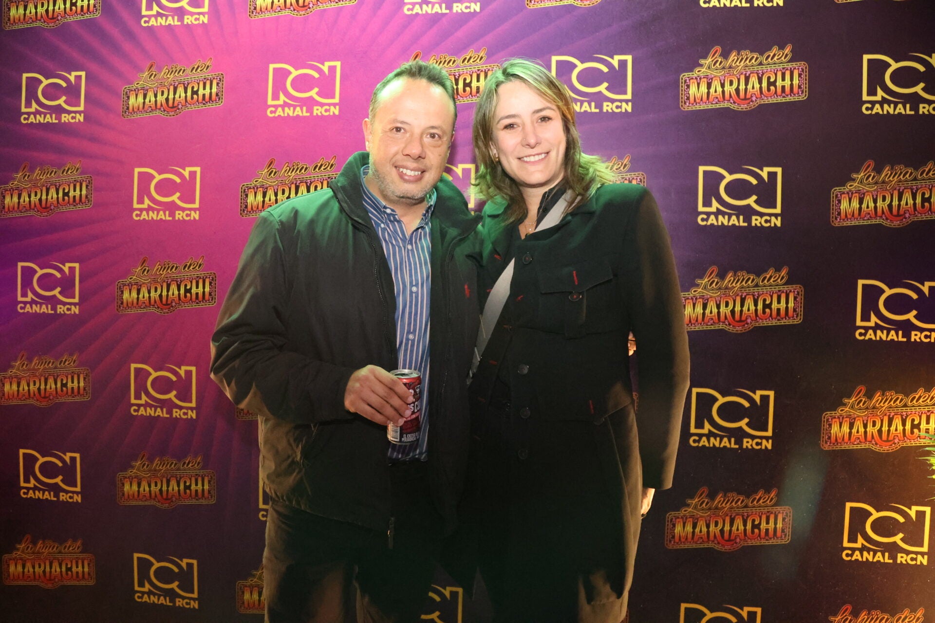 Daniel Rojas, director de Claro Media; y Ana María Ruiz, vicepresidente comercial de Win Sports, entre los asistentes al evento.