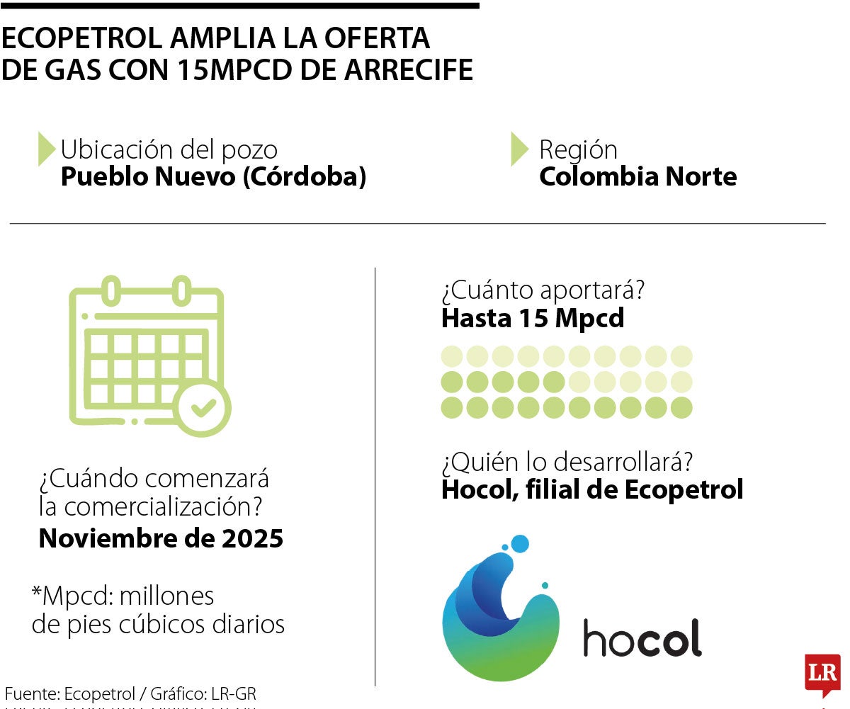 Ampliación de la oferta de gas con el proyecto Arrecife