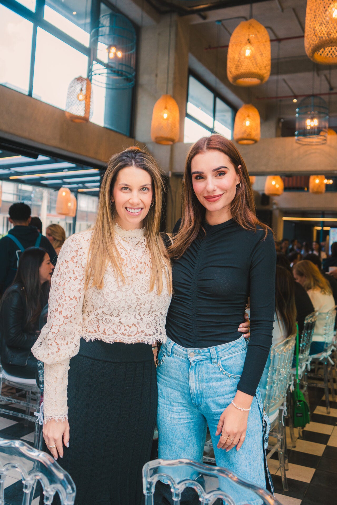 Mijal Gleizer, diseñadora de la marca Mijal Gleizer; y Maria Clara Rodríguez, CEO Güash.