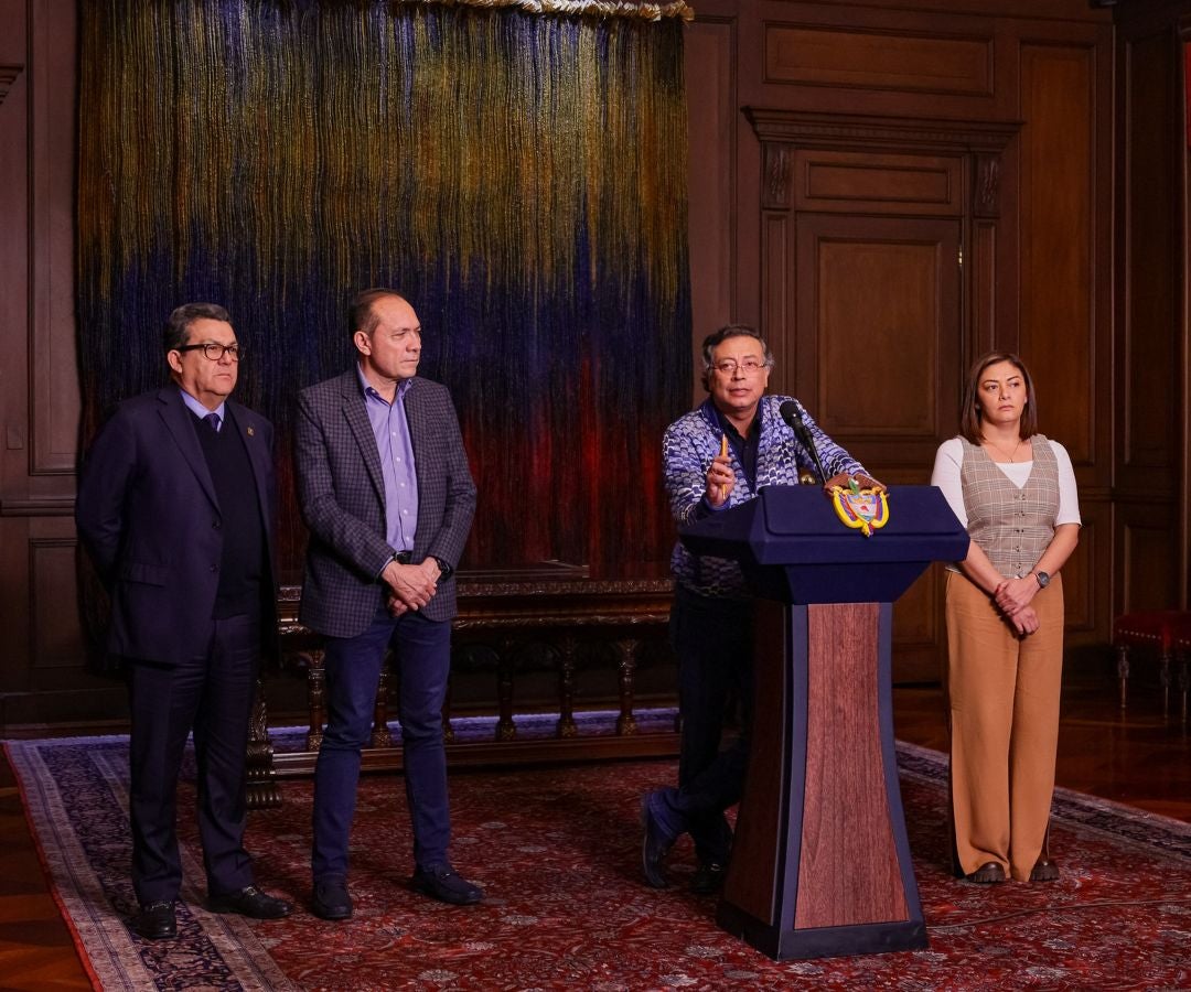 Gustavo Petro, presidente en alocución presidencial