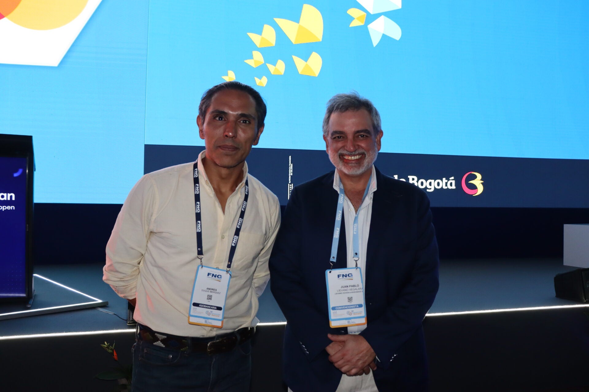 Andrés Duque Márquez, analista; y Juan Pablo Liévano Vegalara, exsuperintendente de Sociedades.