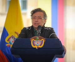 El presidente Gustavo Petro