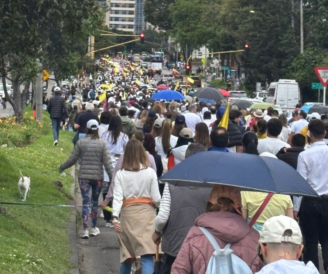 Marchas por la vida del senador Miguel Uribe Turbay