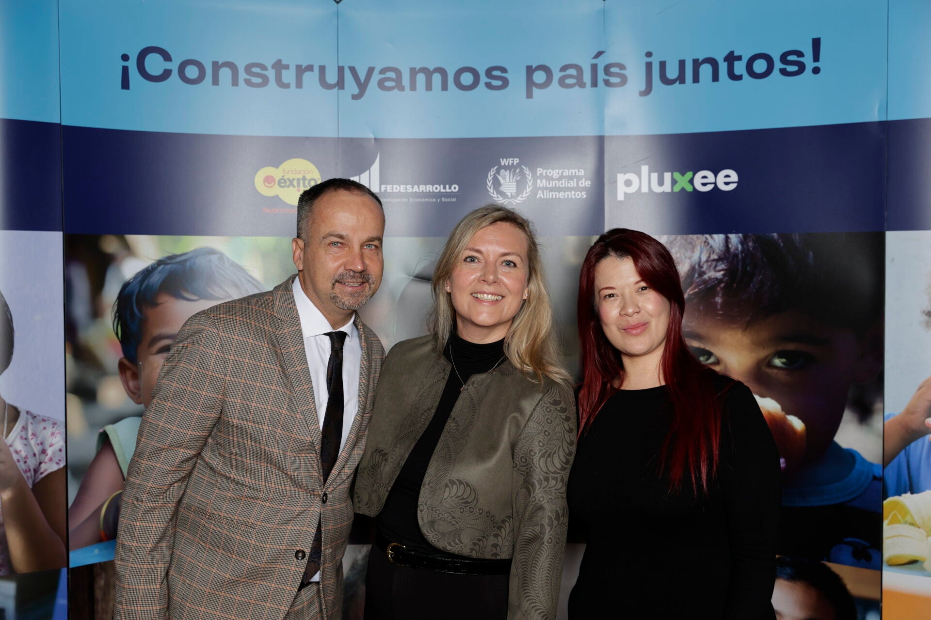 Nils Grede, director del Programa Mundial de Alimentos en Colombia; Anna Azaryeva, representante adjunta Unicef; y Angélica Gutiérrez, gerente país de Pluxee.Nils Grede, director del Programa Mundial de Alimentos en Colombia; Anna Azaryeva, representante adjunta Unicef; y Angélica Gutiérrez, gerente país de Pluxee