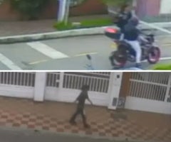 Fotogramas de los vídeos publicados por Noticias Caracol