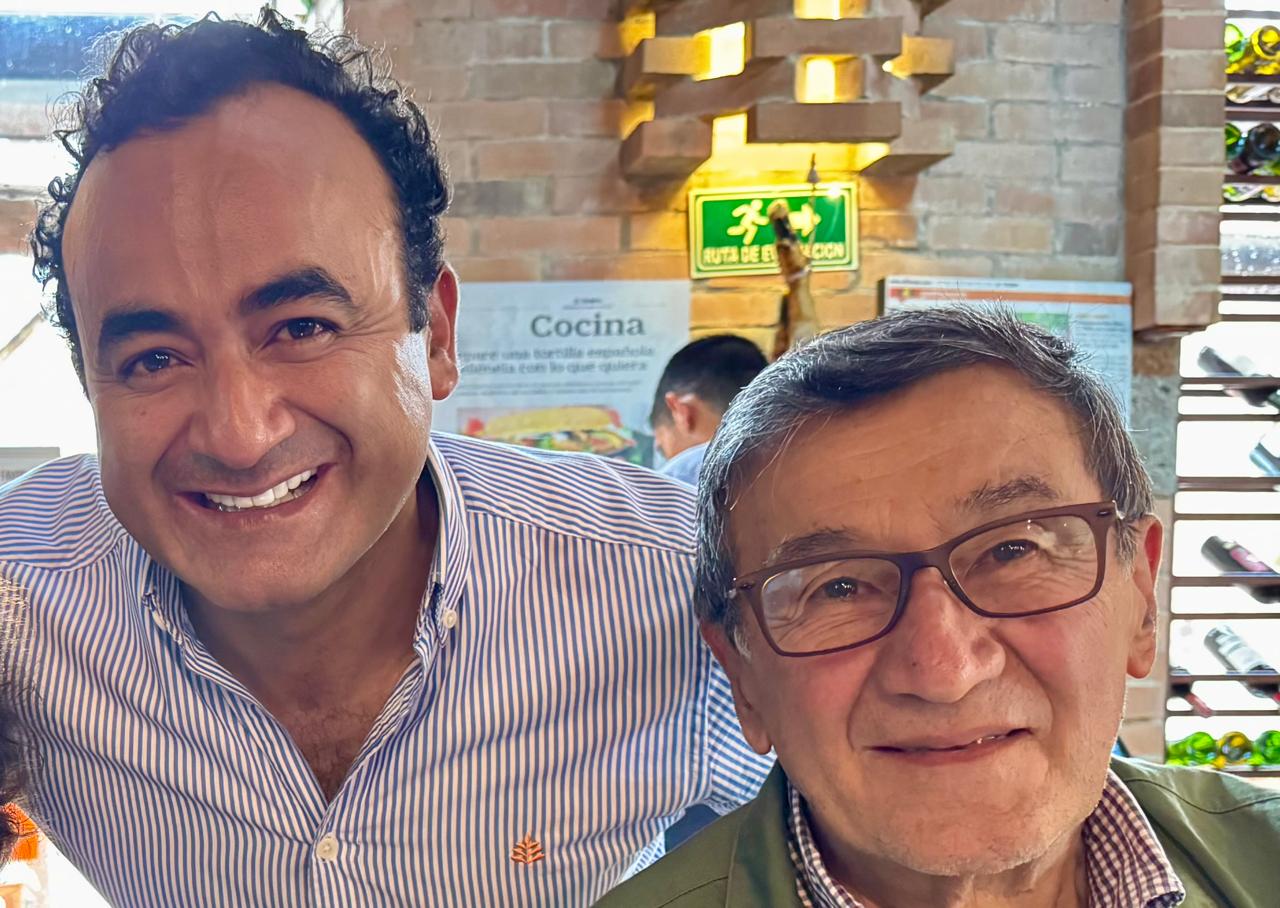 Alberto García, country manager de Drummond Colombia, y Jesús Alberto García, su padre