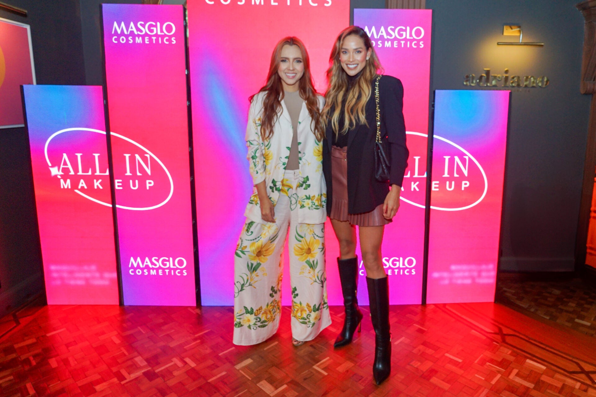 Tatiana Franko, periodista y host de ‘Vos podés, el podcast’; y Andrea Tovar, modelo.