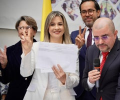 Vicky Dávila, precandidata presidencial