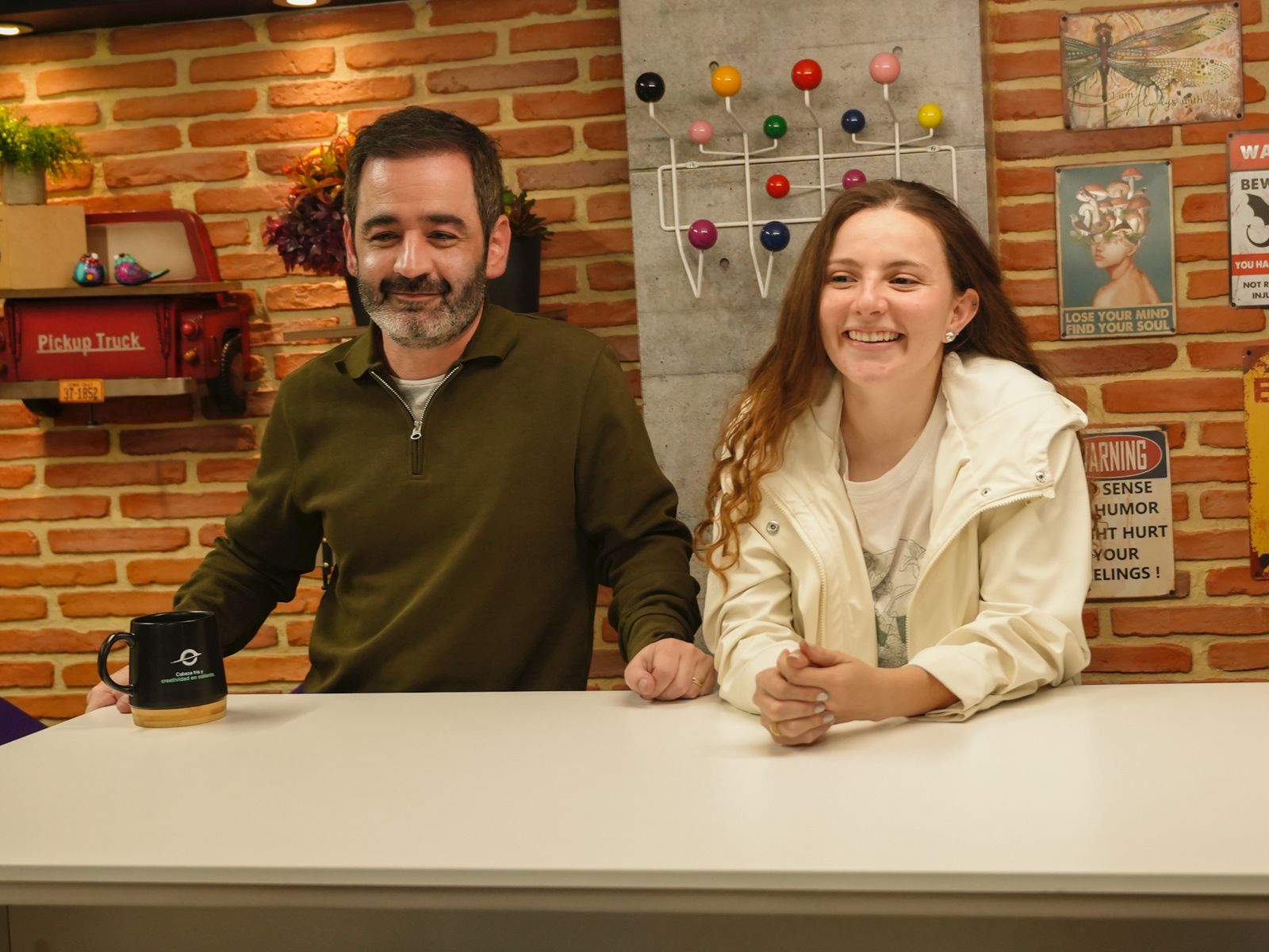 Felipe Santamaría, managing director de Rockstarts, y Camila Rueda, socia fundadora de Niilo
