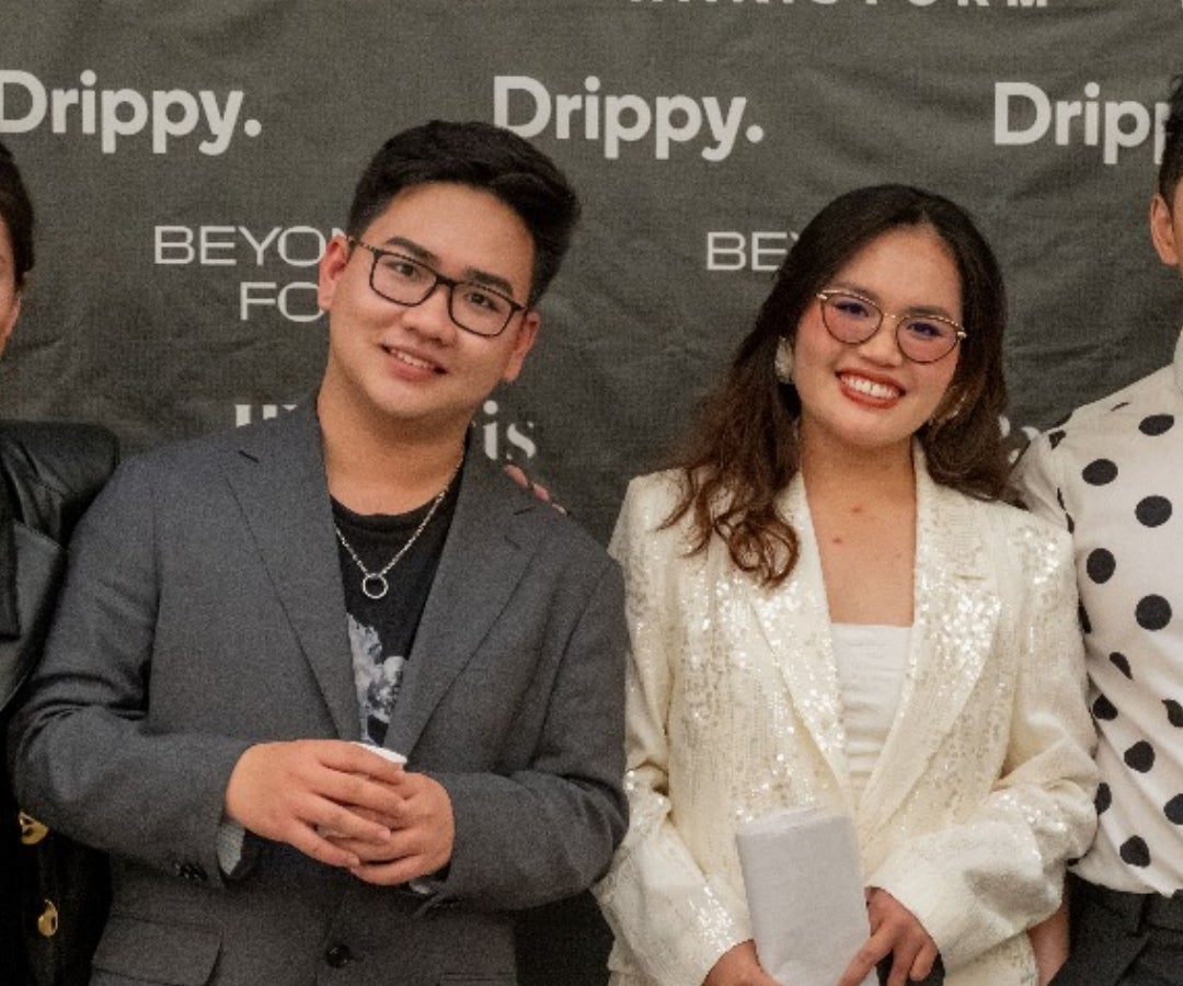 Duy Tan Nguyen, CEO de Drippy; y Hong Ngoc LE, cofundadora de Drippy en el evento.