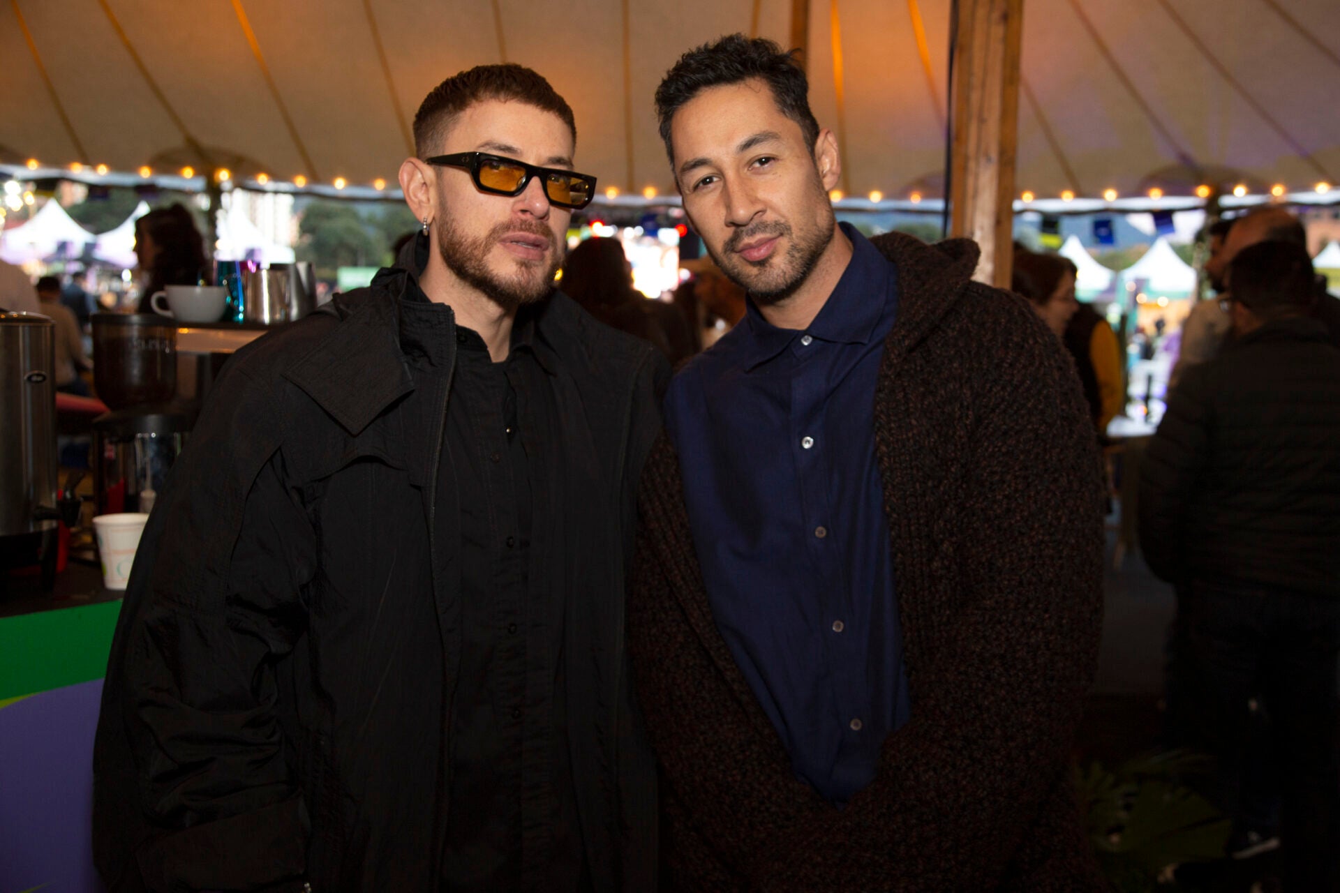 El diseñador Humberto Cubel; y el influencer Mario Cadena, entre los asistentes al evento.