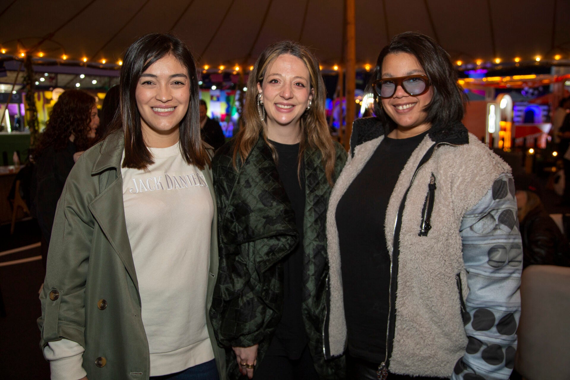 Alexandra Suárez, category marketing manager para Brown Forman; Francesca Sesana, diseñadora; y Elena Díaz Granados, influencer.