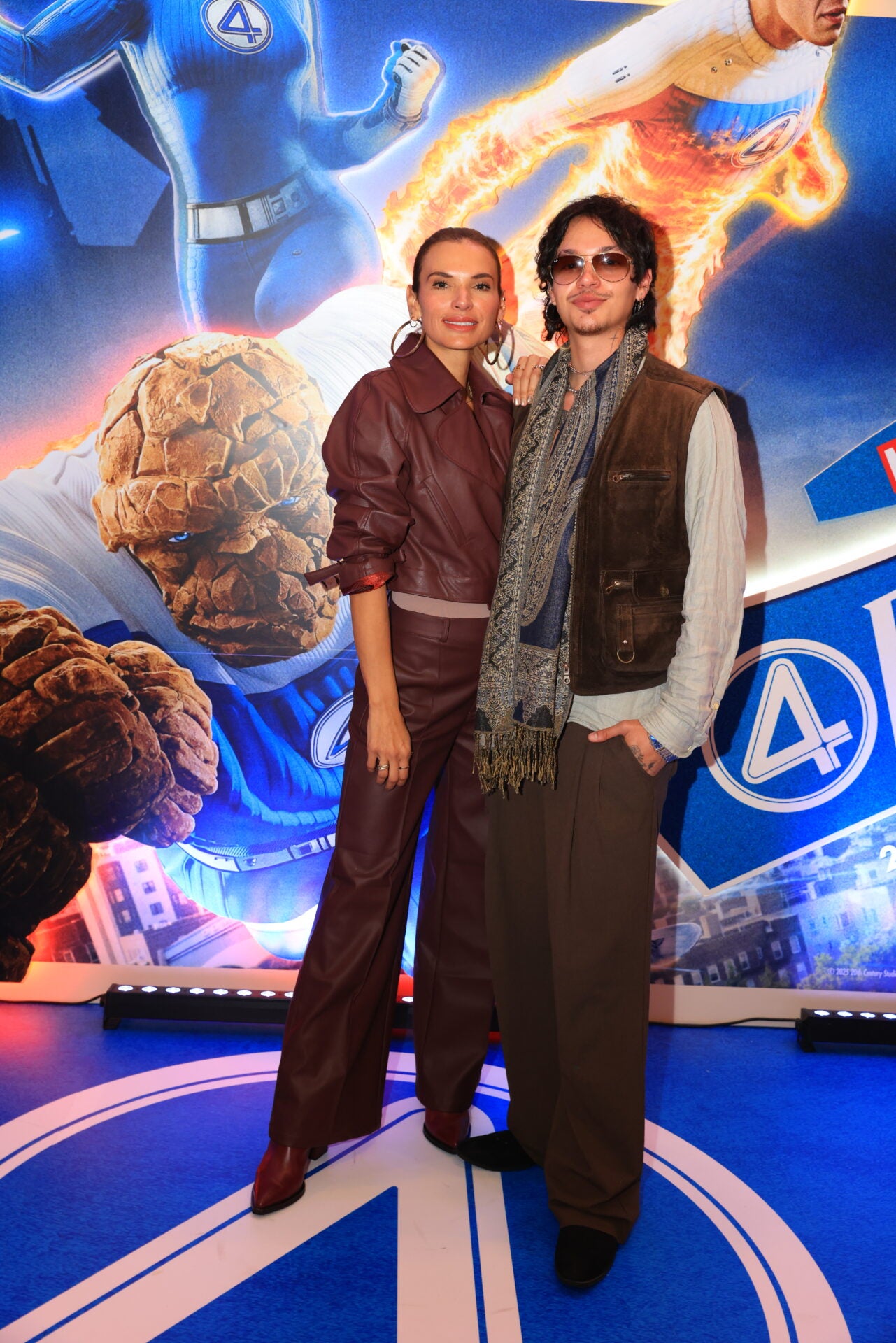 La actriz Margarita Reyes, y su hijo, Samuel Ferreira fueron de los primeros en disfrutar la película.