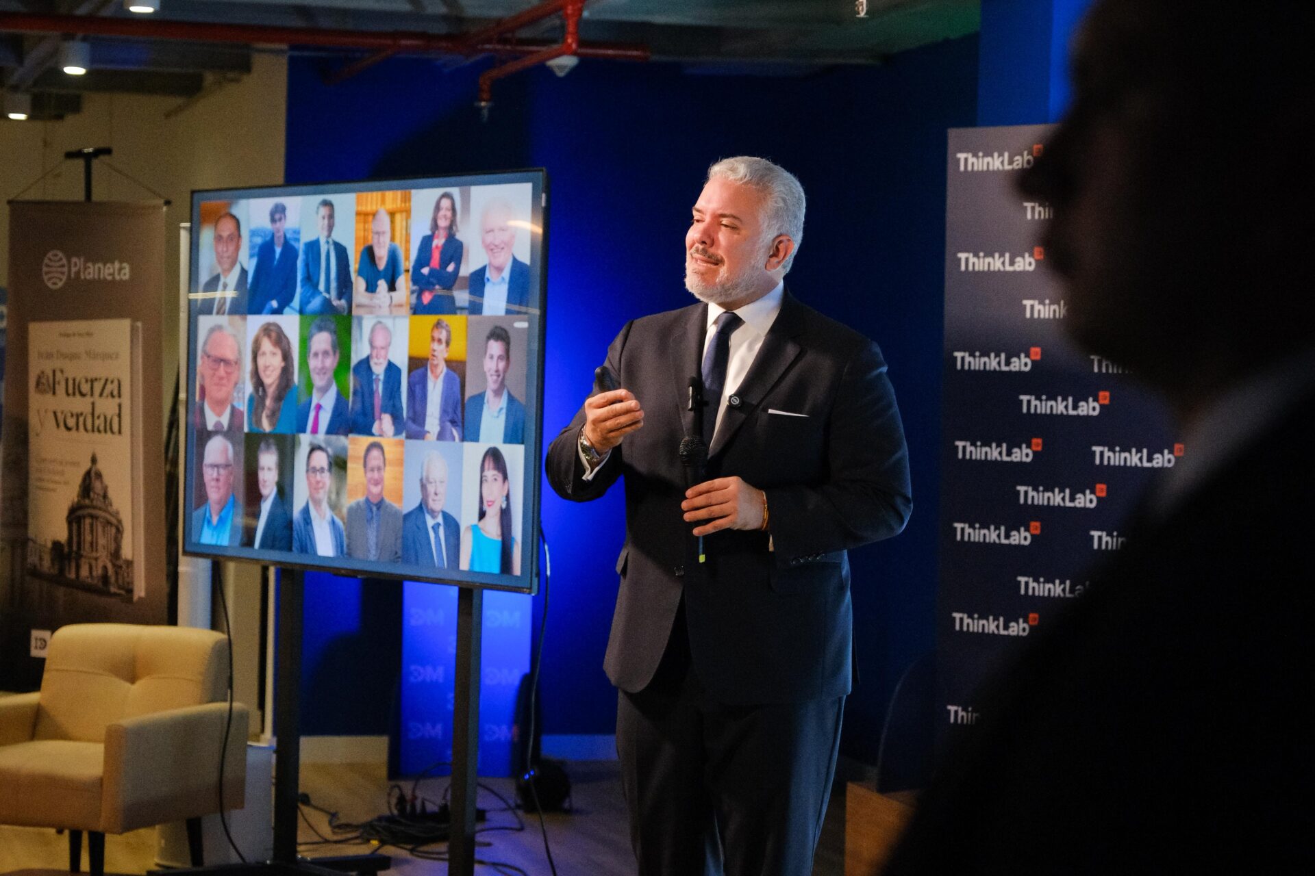 Iván Duque en el lanzamiento de su libro 'Fuerza y Verdad'