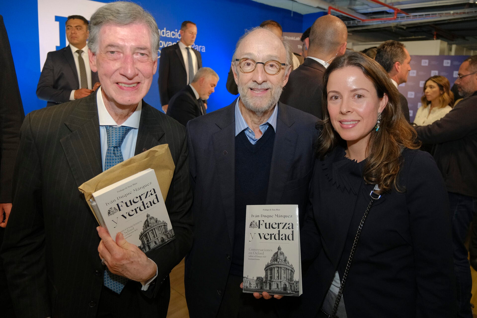 Luis Carlos Peña Mosquera, asesor del Ministerio de Interior; Guillermo Fernández de Soto, excanciller de Colombia; y Lina Fernández del Portillo, consultora independiente.