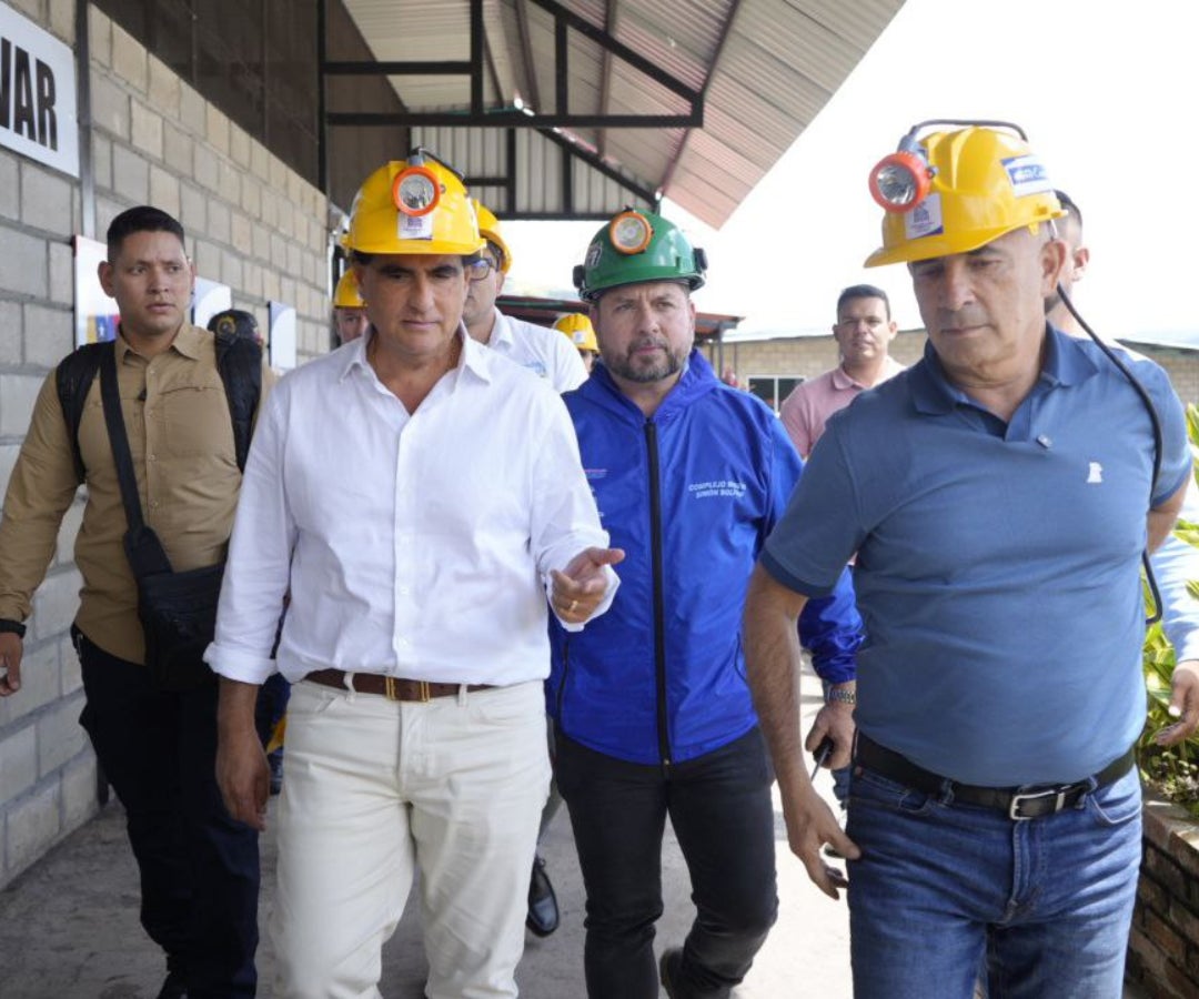 El ministro de Industria de Venezuela, Alex Saab, y el gobernador del Táchira, Freddy Bernal